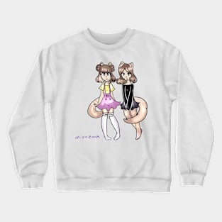 Two Cuties in One Crewneck Sweatshirt